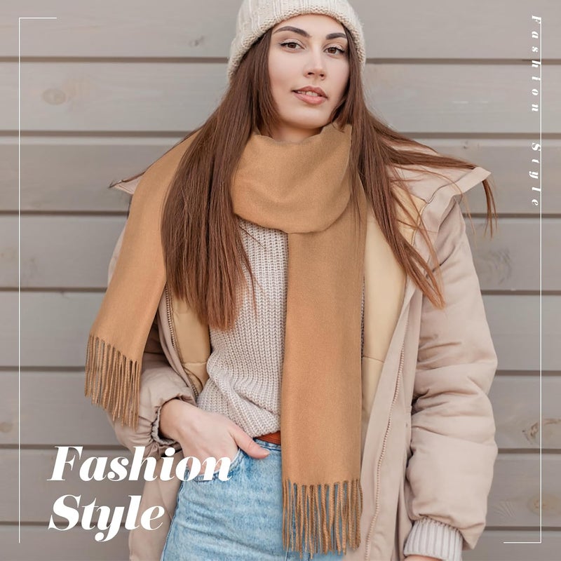 Darller Winter Scarf for Women Pashmina Shawls and Wraps for Evening Dresses Wedding Party Bridesmaid Warm Long Scarves Shawl - Image 5